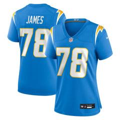 Andre James Los Angeles Chargers Women's Team Game Jersey Powder Blue | Nike for Sale