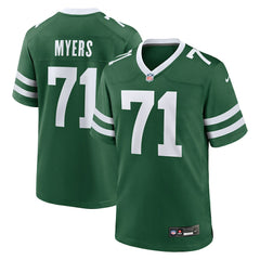 Josh Myers New York Jets Team Game Jersey Legacy Green | Nike for Sale