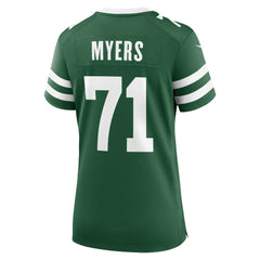 Josh Myers New York Jets Women's Game Jersey Legacy Green | Nike for Sale