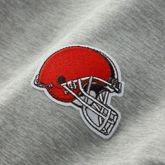 Cleveland Browns Antigua Urgent Pullover Hoodie Heather Gray/Black | NFL