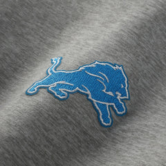 Detroit Lions Antigua Urgent Pullover Hoodie Heather Gray/Black | NFL