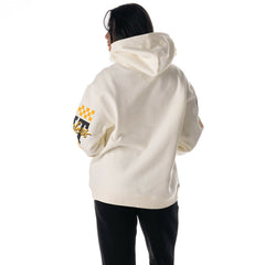 Pittsburgh Steelers The Wild Collective Unisex Stacked Graphic Sleeve Fleece Hoodie Cream | NFL