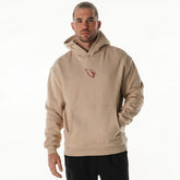 Arizona Cardinals The Wild Collective Unisex Oversized Graphic Fleece Hoodie Tan | NFL