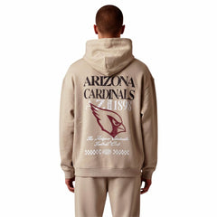 Arizona Cardinals The Wild Collective Unisex Oversized Graphic Fleece Hoodie Tan | NFL