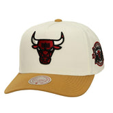 Chicago Bulls Ochre Dusted Double Two-Toned Pro Crown Adjustable Hat Cream - NBA