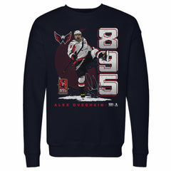 Alexander Ovechkin Washington Capitals 500 Level NHL All-Time Leading Goal Scorer Vertical Pullover Sweatshirt - Navy - NHL