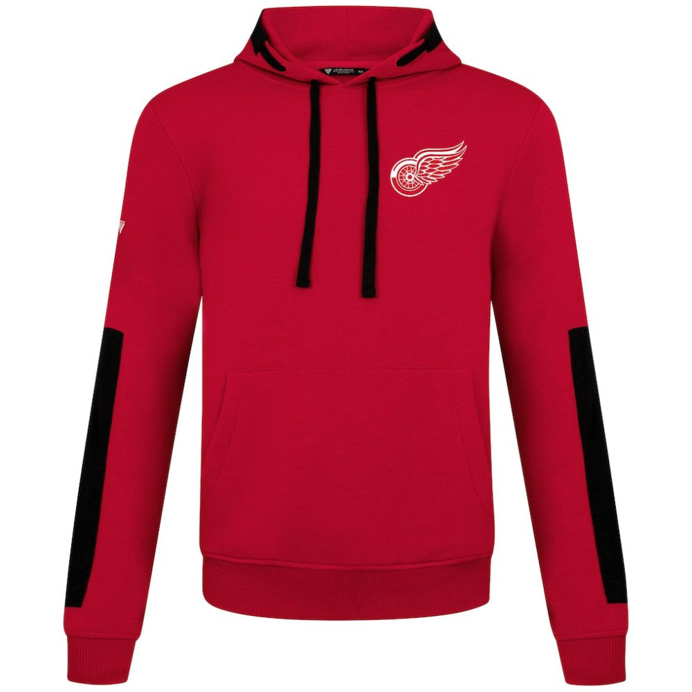 Detroit Red Wings Levelwear Bombay Response Pullover Hoodie - Red - NHL