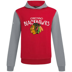 Chicago Blackhawks Levelwear Ultimate Mission Pullover Hoodie - Red/Gray - NHL