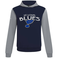 St. Louis Blues Levelwear Ultimate Mission Pullover Hoodie - Navy/Gray - NHL