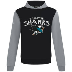 San Jose Sharks Levelwear Ultimate Mission Pullover Hoodie - Black/Gray - NHL