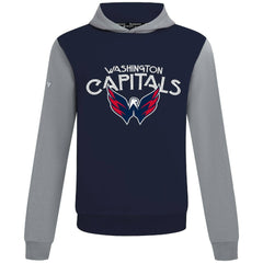 Washington Capitals Levelwear Ultimate Mission Pullover Hoodie - Navy/Gray - NHL
