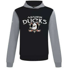Anaheim Ducks Levelwear Ultimate Mission Pullover Hoodie - Black/Gray - NHL