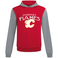 Calgary Flames Levelwear Ultimate Mission Pullover Hoodie - Red/Gray - NHL