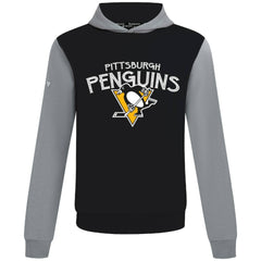 Pittsburgh Penguins Levelwear Ultimate Mission Pullover Hoodie - Black/Gray - NHL