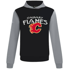 Calgary Flames Levelwear Ultimate Mission Pullover Hoodie - Black/Gray - NHL