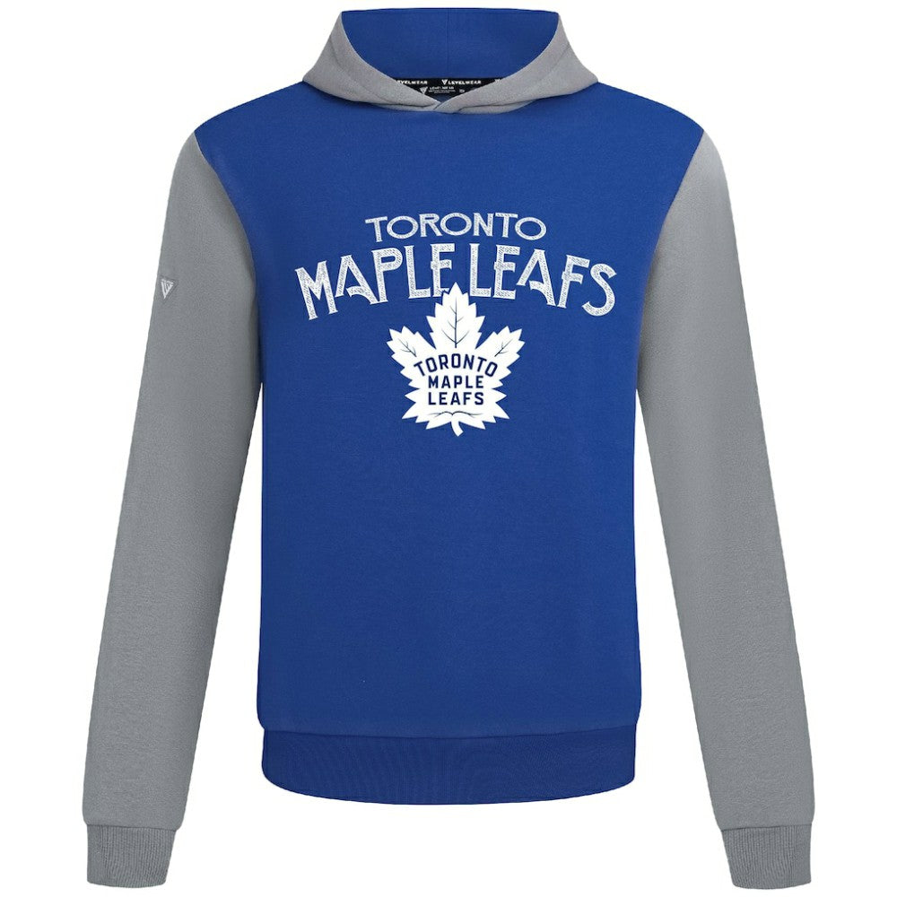Toronto Maple Leafs Levelwear Ultimate Mission Pullover Hoodie - Royal/Gray - NHL
