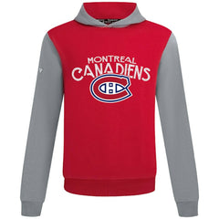 Montreal Canadiens Levelwear Ultimate Mission Pullover Hoodie - Red/Gray - NHL