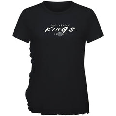 Los Angeles Kings Levelwear Women's Airflow Scratched T-Shirt - Black - NHL