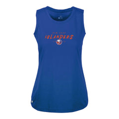New York Islanders Levelwear Women's Macy Scratched Tank Top - Royal - NHL