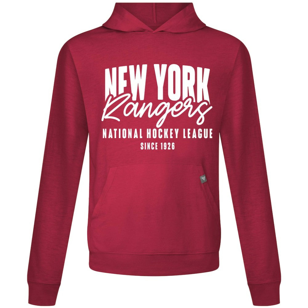 New York Rangers Levelwear Relay Response Pullover Hoodie - Red - NHL