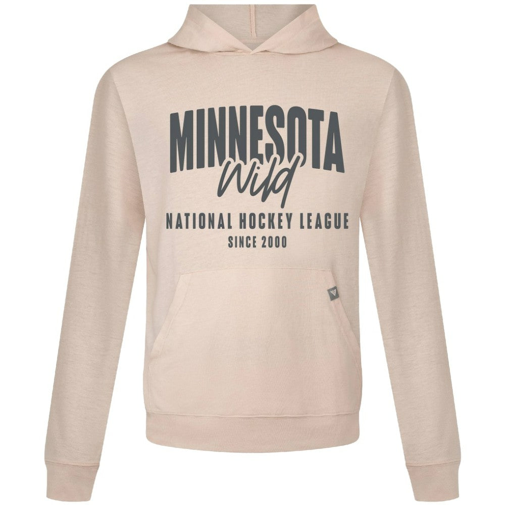 Minnesota Wild Levelwear Relay Response Pullover Hoodie - Khaki - NHL