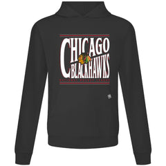 Chicago Blackhawks Levelwear Relay Powerhouse Pullover Hoodie - Black - NHL