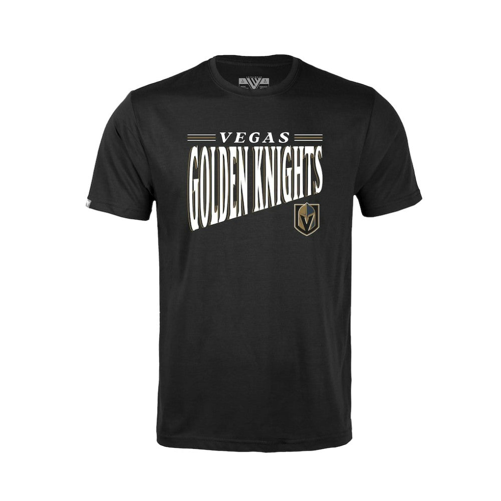 Vegas Golden Knights Levelwear Youth Little Richmond Tally T-Shirt - Black - NHL
