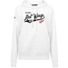 Detroit Red Wings Levelwear Women's Adorn Glide Pullover Hoodie - White - NHL
