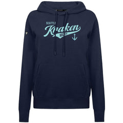 Seattle Kraken Levelwear Women's Adorn Glide Pullover Hoodie - Deep Sea Blue - NHL
