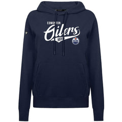 Edmonton Oilers Levelwear Women's Adorn Glide Pullover Hoodie - Navy - NHL