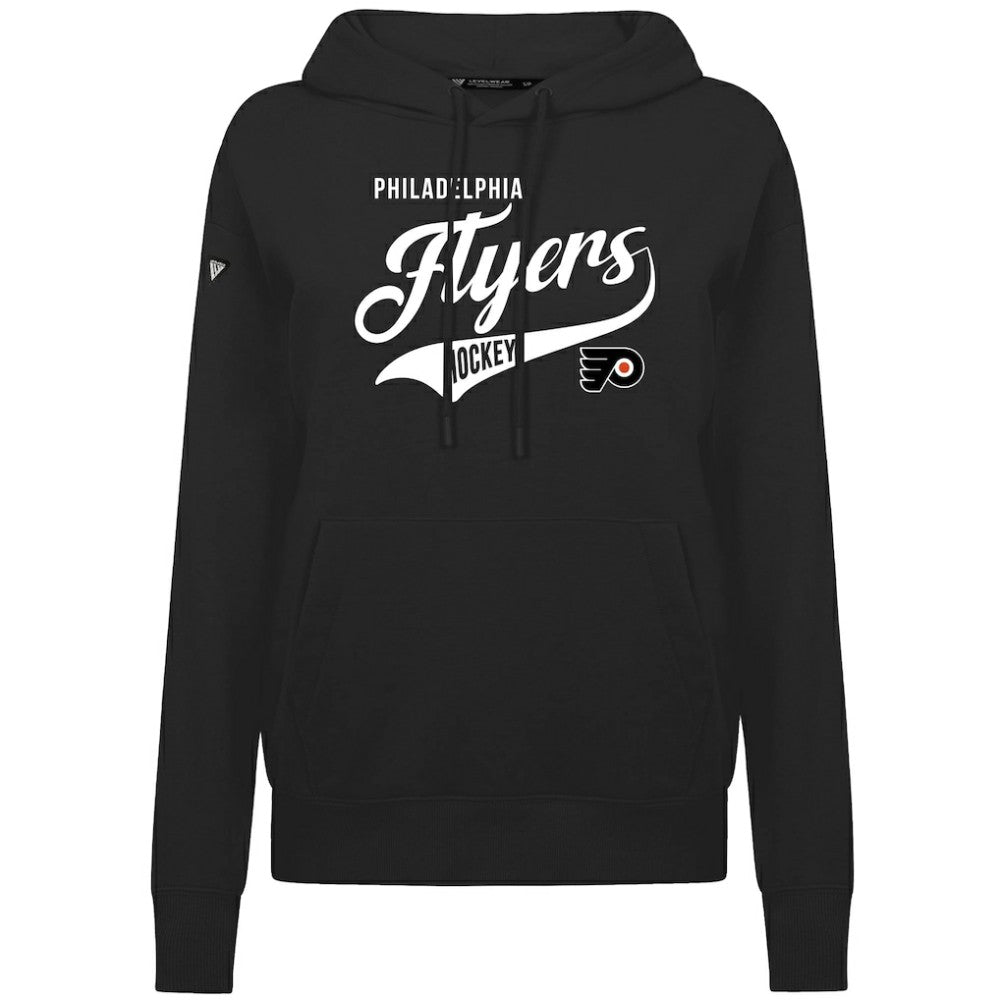 Philadelphia Flyers Levelwear Women's Adorn Glide Pullover Hoodie - Black - NHL