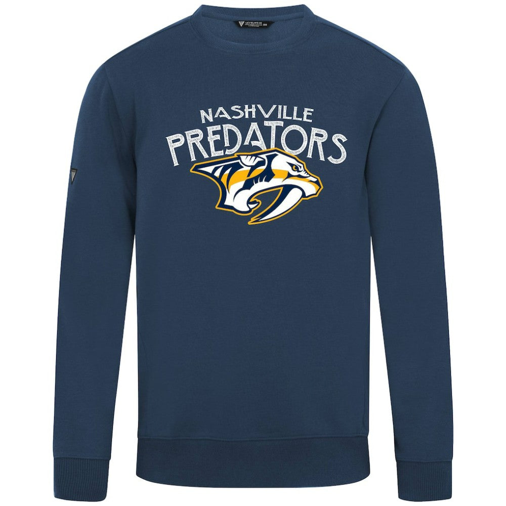 Nashville Predators Levelwear Zane Mission Sweatshirt - Navy - NHL
