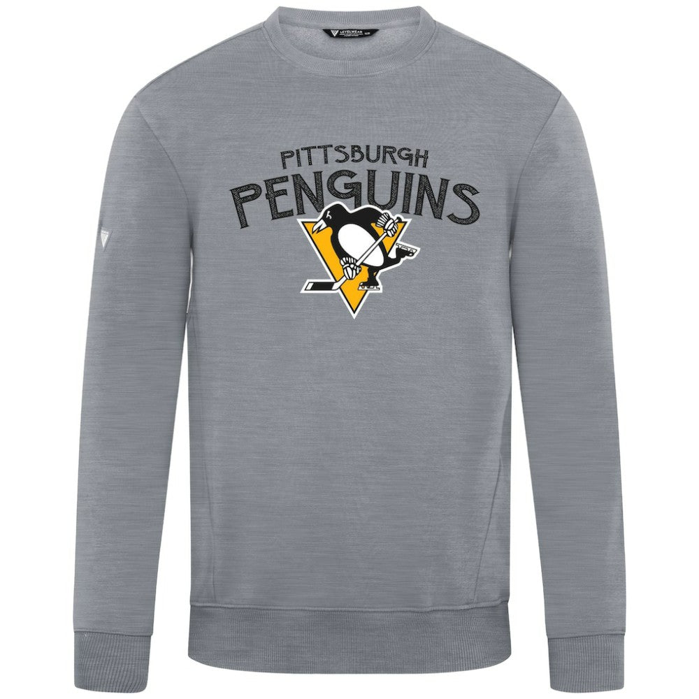 Pittsburgh Penguins Levelwear Zane Mission Sweatshirt - Gray - NHL