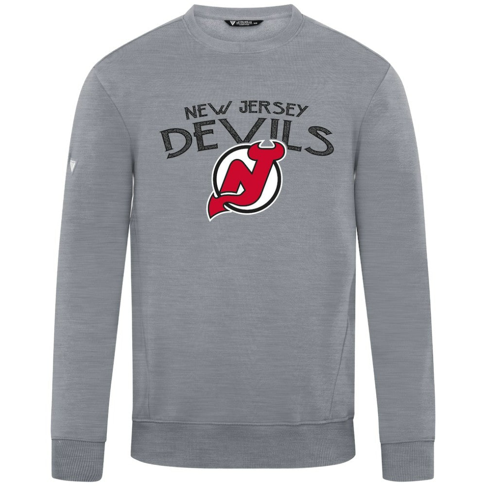 New Jersey Devils Levelwear Zane Mission Sweatshirt - Gray - NHL