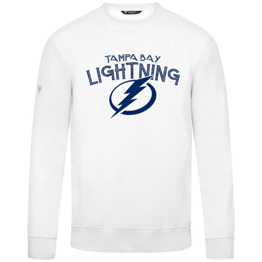 Tampa Bay Lightning Levelwear Zane Mission Sweatshirt - White - NHL