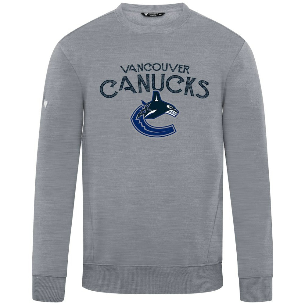 Vancouver Canucks Levelwear Zane Mission Sweatshirt - Gray - NHL