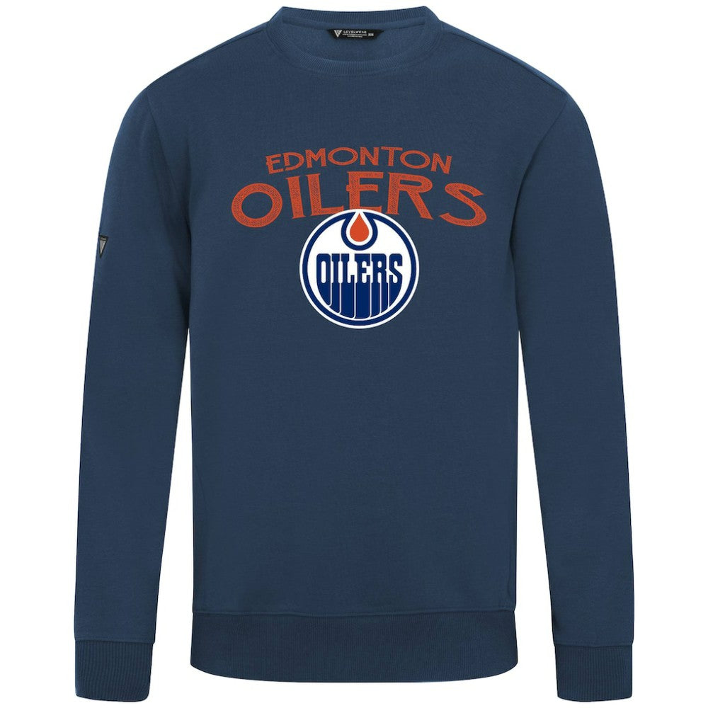 Edmonton Oilers Levelwear Zane Mission Sweatshirt - Navy - NHL