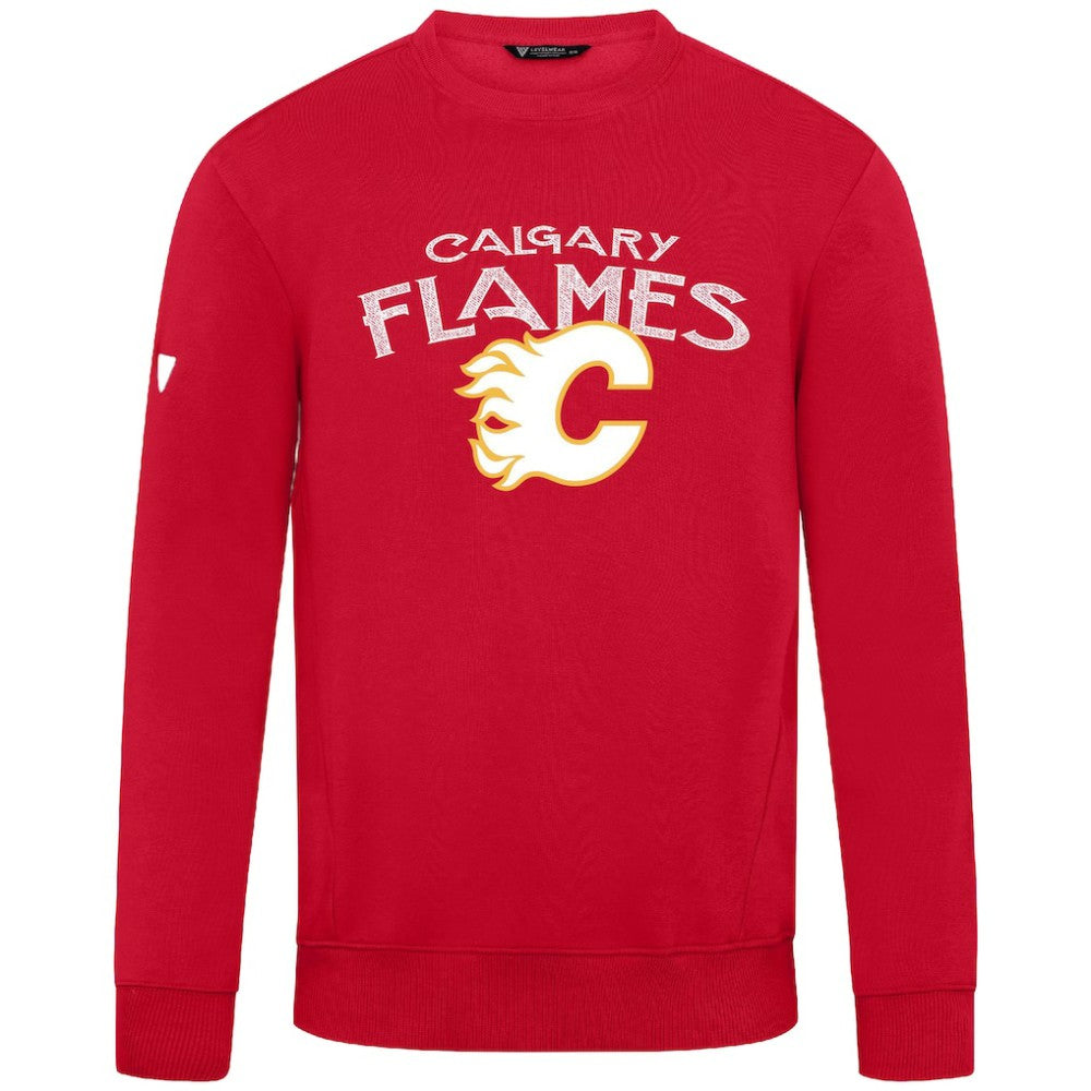 Calgary Flames Levelwear Zane Mission Sweatshirt - Red - NHL