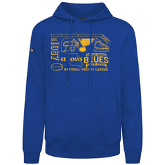 St. Louis Blues Levelwear Podium Campaign Pullover Hoodie - Royal - NHL
