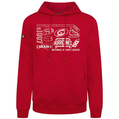 Carolina Hurricanes Levelwear Podium Campaign Pullover Hoodie - Red - NHL