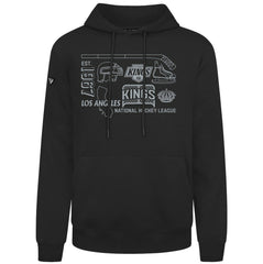 Los Angeles Kings Levelwear Podium Campaign Pullover Hoodie - Black - NHL