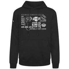 Los Angeles Kings Levelwear Podium Campaign Pullover Hoodie - Black - NHL