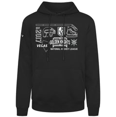 Vegas Golden Knights Levelwear Podium Campaign Pullover Hoodie - Black - NHL