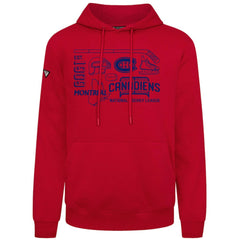 Montreal Canadiens Levelwear Podium Campaign Pullover Hoodie - Red - NHL