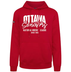 Ottawa Senators Levelwear Podium Response Pullover Hoodie - Red - NHL