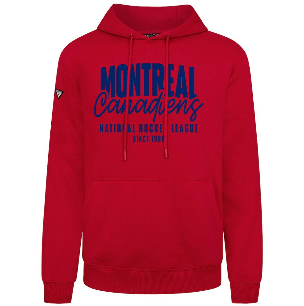 Montreal Canadiens Levelwear Podium Response Pullover Hoodie - Red - NHL