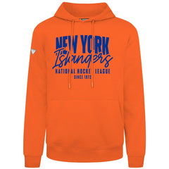 New York Islanders Levelwear Podium Response Pullover Hoodie - Orange - NHL