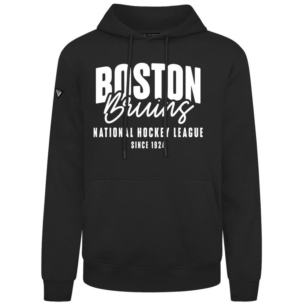 Boston Bruins Levelwear Podium Response Pullover Hoodie - Black - NHL