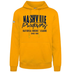 Nashville Predators Levelwear Podium Response Pullover Hoodie - Gold - NHL