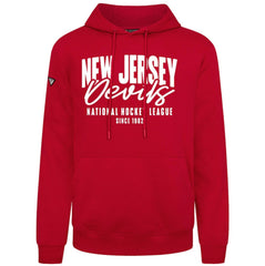 New Jersey Devils Levelwear Podium Response Pullover Hoodie - Red - NHL